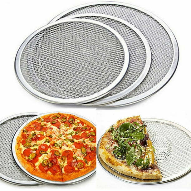 6//8//10 inch Non Stick Pizza Tray Carbon Steel Baking Round Oven Tray Pizza Pan